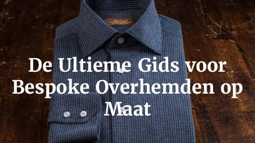 David & John Anderson stoffen: bespoke overhemden shirts op maat